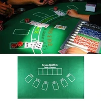 ootdty 90x60cm tx holdem tablecloth flannel 21 points dice table mat casino family party poker game entertainment toys