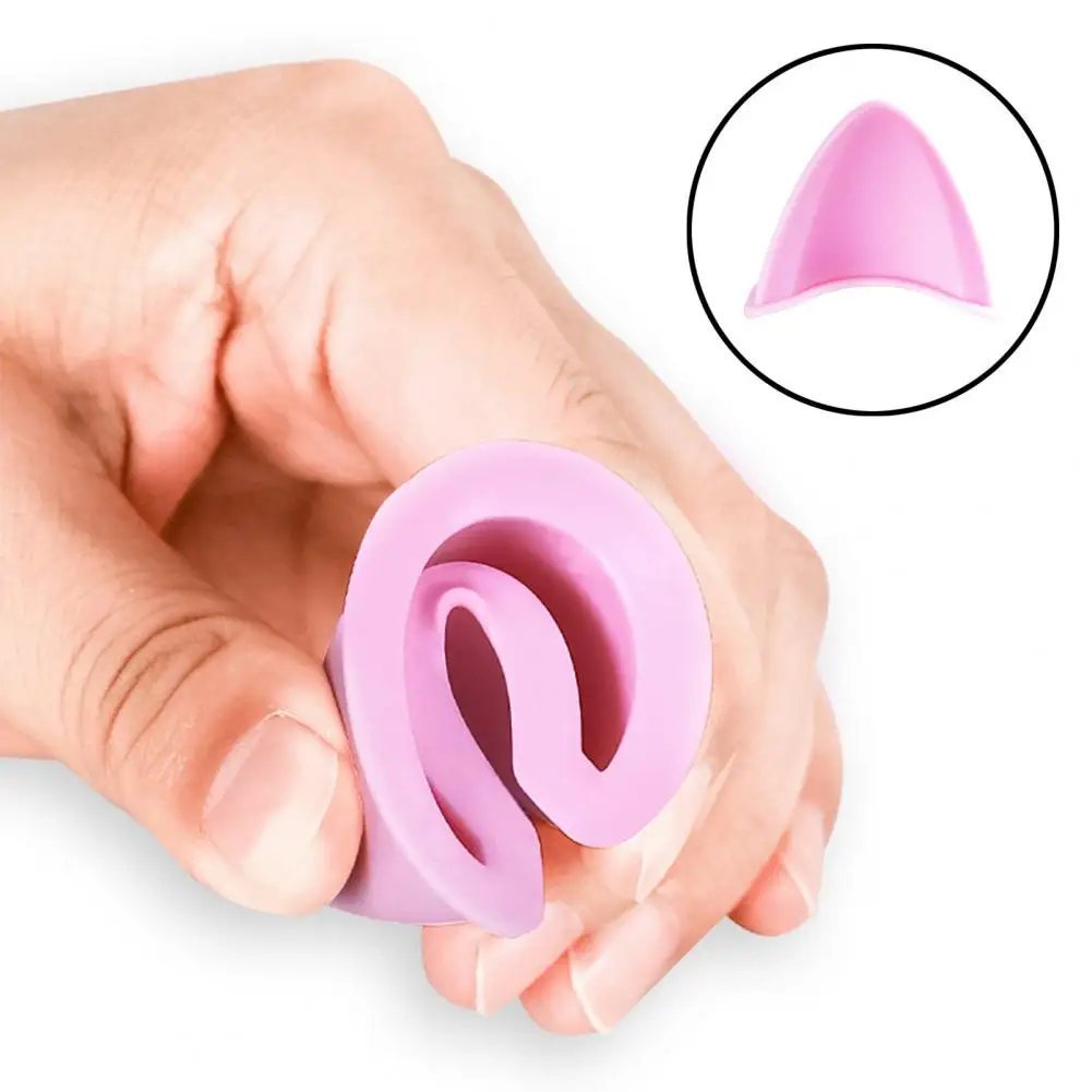 Kecil 2 Buah Perekat Silikon Helm Telinga Kucing Ornamen Aksesori untuk Motor Topi Hitam Lembut Stiker Sepeda Stiker