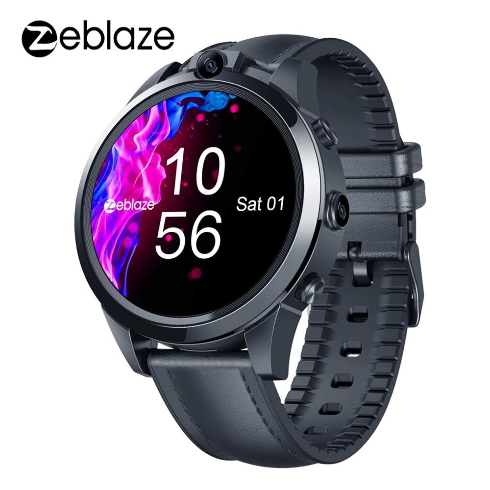 Смарт-часы Zeblaze THOR 5 PRO, 3 Гб ОЗУ+ 32 Гб ПЗУ, 5.0MP Две камеры, фитнес-трекер, монитор сердечного ритма, 4G, умные часы