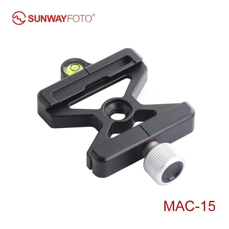 Фото SUNWAYFOTO MAC-15 шаровая Головка штатива с быстроразъемным зажимом, Arca,RRS, 200PL-14 совместима с QR пластиной, аксессуар для камеры DSLR №2