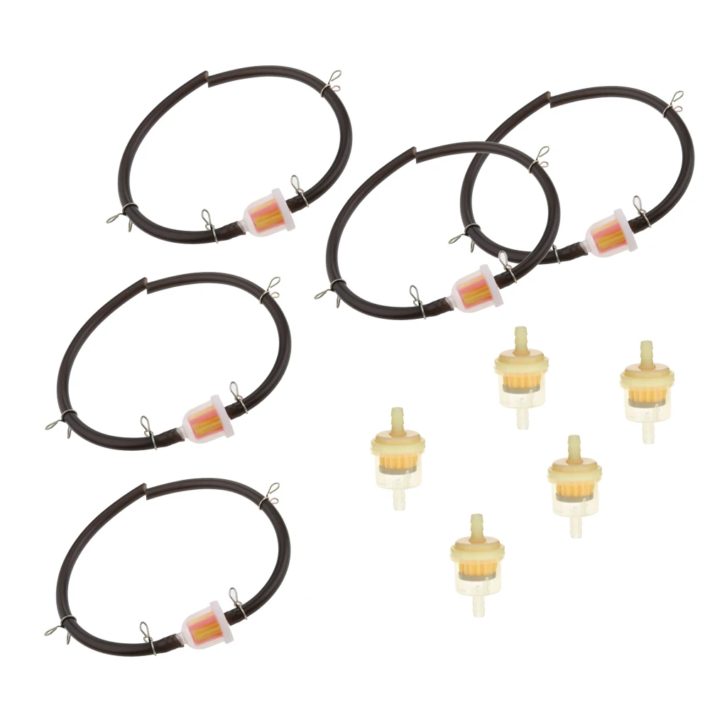MagiDeal 10X 47 49cc мини газовый шланг линия топливный фильтр комплект для грязи