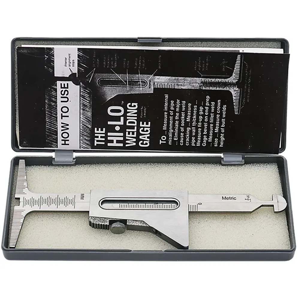

Hot Sale Welding Gauge Weld Inspection Gage Weld Seam Bead/Fillet/Crown Test Ulnar Ruler Degree Angle Measure Tools