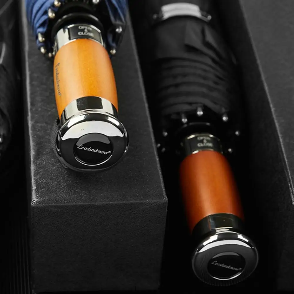 Зонт мужской большой с деревянной ручкой 1 2 м ветрозащитный | Дом и сад