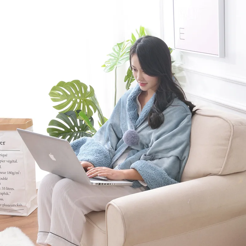 2021 Новый переносной функциональный Одеяло из Корал флиса для кондиционирования