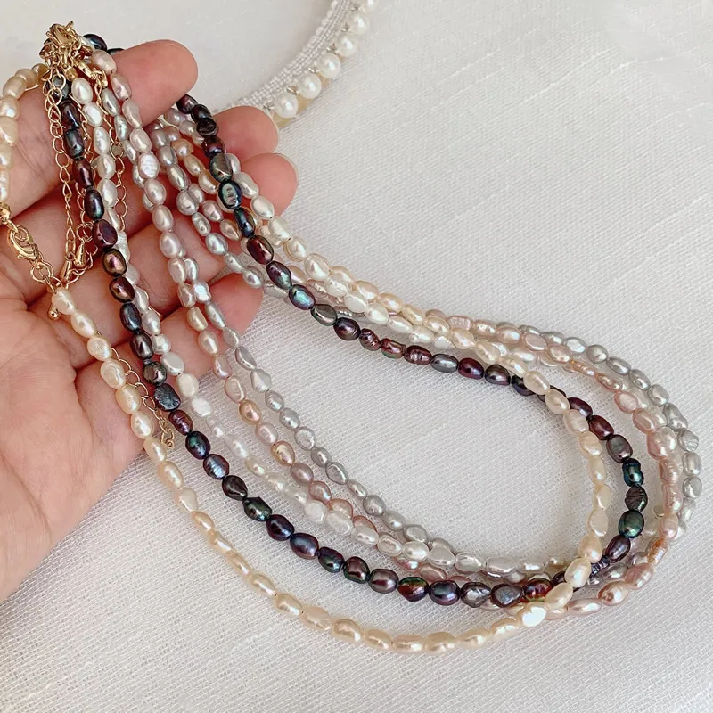 Модные женские туфли гарнитур ювелирных украшений из природного пресноводного жемчуга ожерелье Нерегулярные самородки из барочного жемчуга колье Свадебные подарки колье