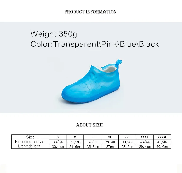 Водонепроницаемые ботинки для мужчин и женщин Нескользящие эластичные