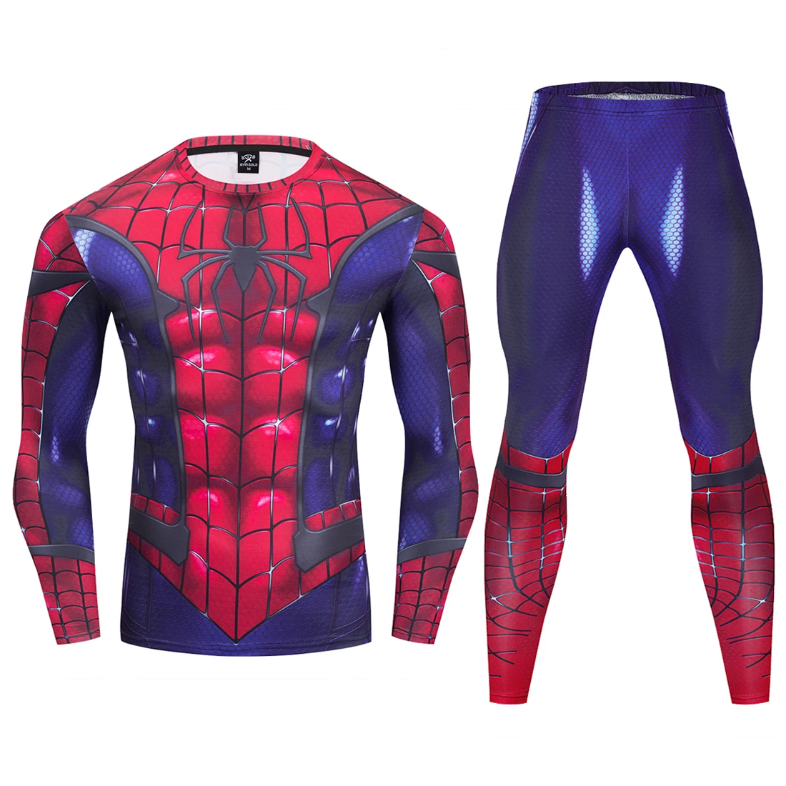 

Men's running camouflage sportswear tights long sleeve T shirt Fitness suit Long sleeve suit 3D muscle print long sleeve suit
