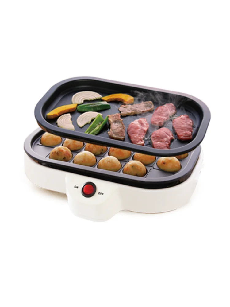 

Pequeño fabricante de Takoyaki de la parrilla de barbacoa Mini sartén de carne de placas de pulpo máquina de bolas 20 agujeros