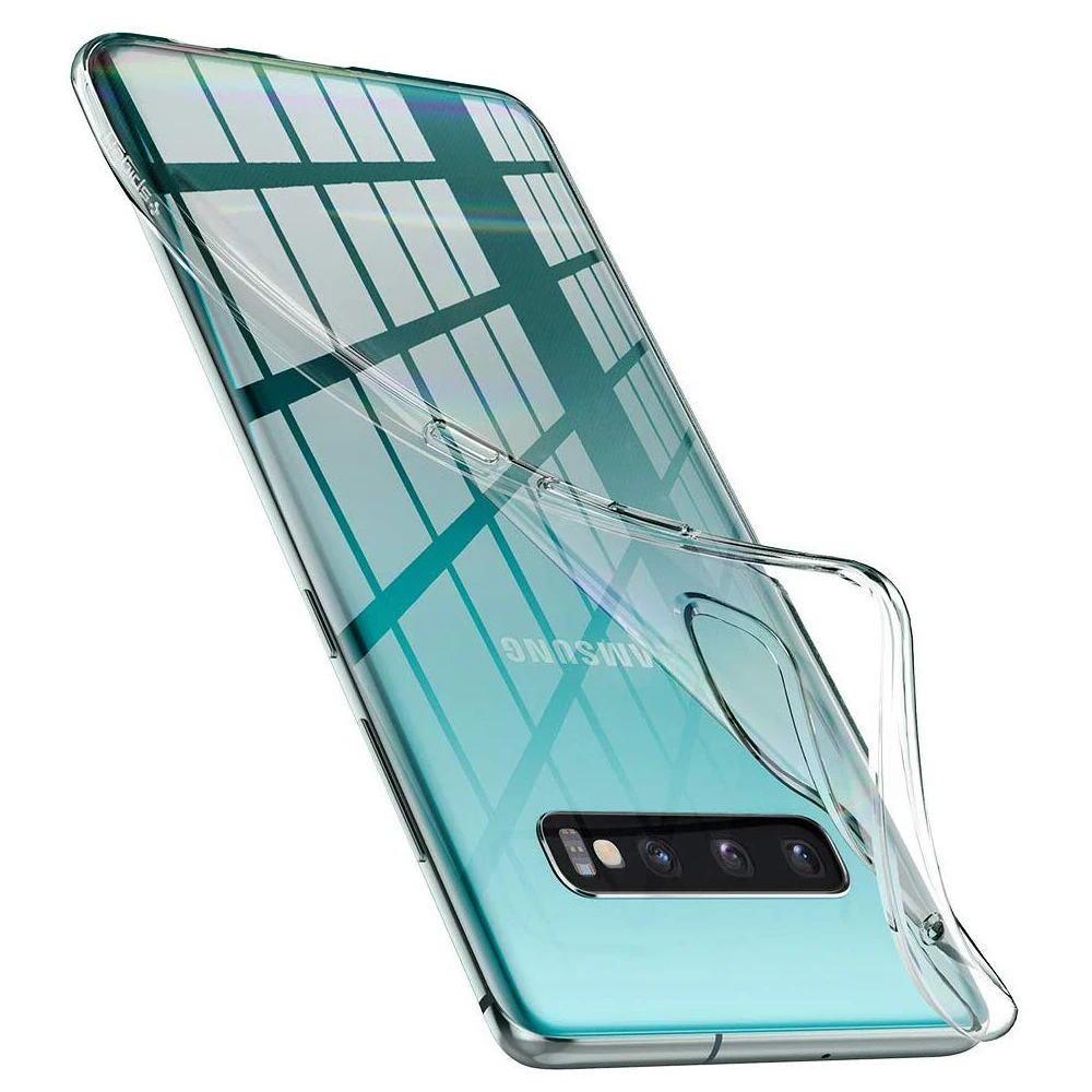 Сверхтонкая жесткая накладка на заднюю панель из ТПУ чехол для samsung Galaxy S10