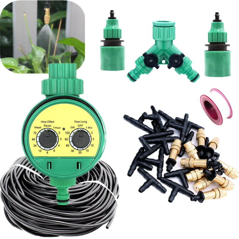 5 30 м латунный распылитель с таймером для самостоятельного полива растений