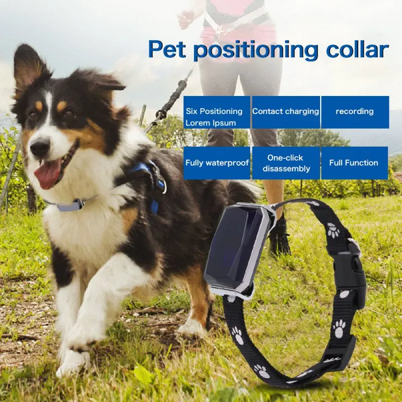 

Smart GPS Tracker MiNi Pet Positioning Collar IP67 (for Dogs And Cats) AGPS LBS Positioning SOS Real-time Tracker Anti lost
