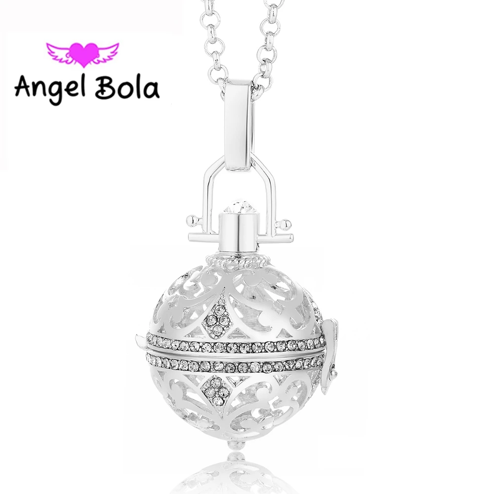 24 мм подвеска с ароматом масло ожерелье Ангел бола ювелирные изделия Музыкальный