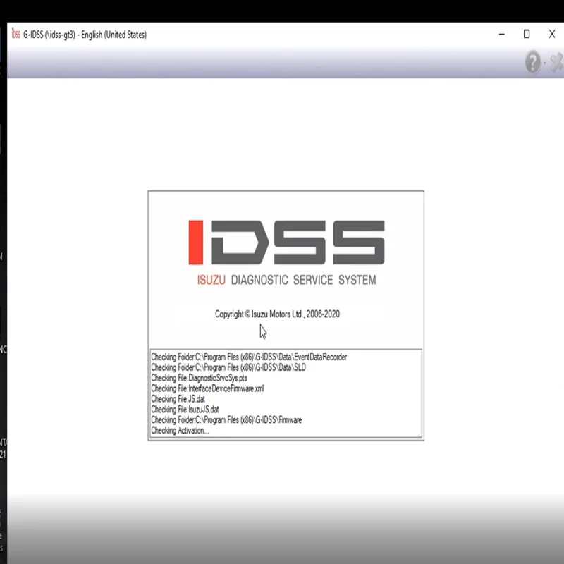 Для Isuzu G-IDSS Export 07 2021 + Keygen инструмент системы диагностики Бесплатная доставка