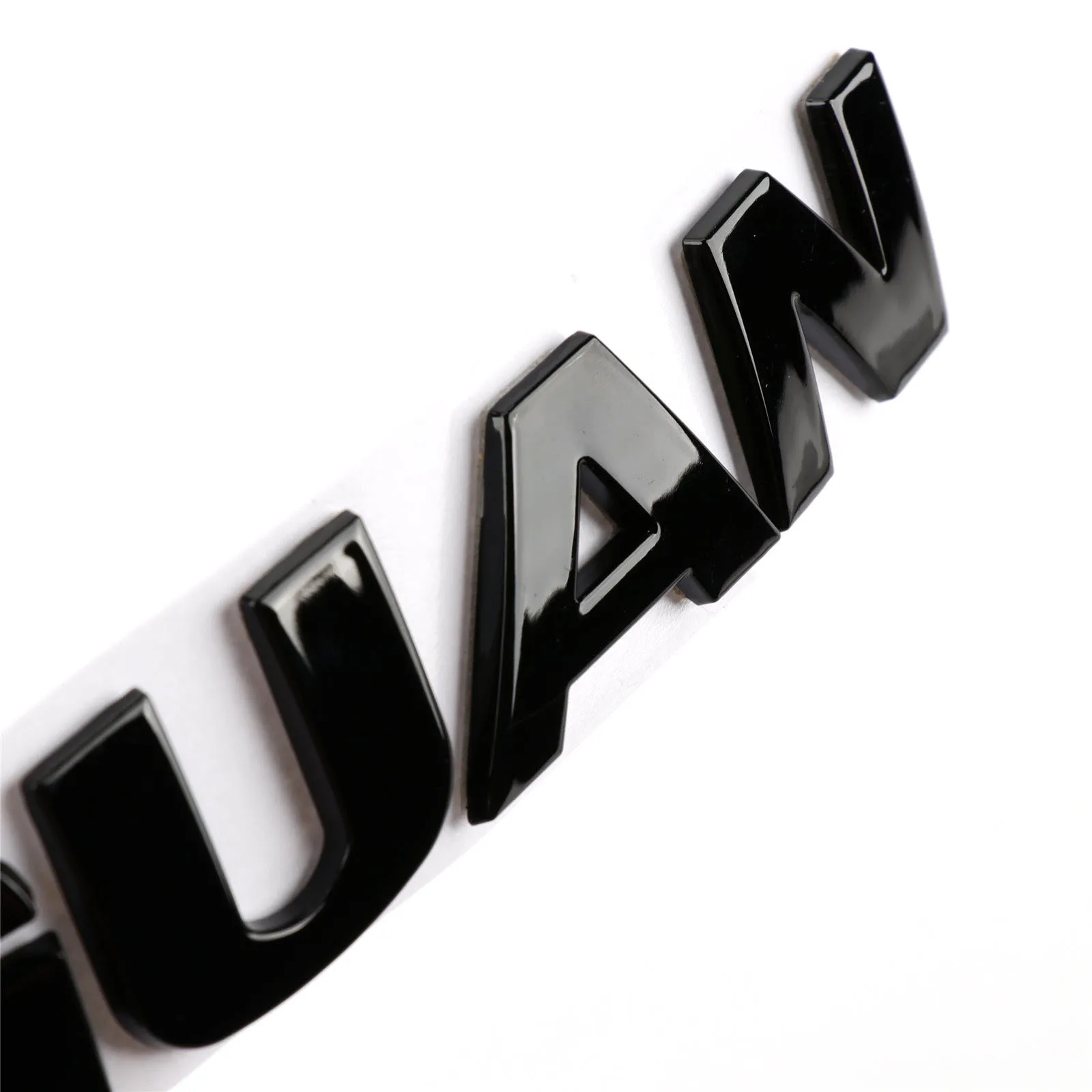 Блестящая черная наклейка на крышку багажника автомобиля эмблема TIGUAN с