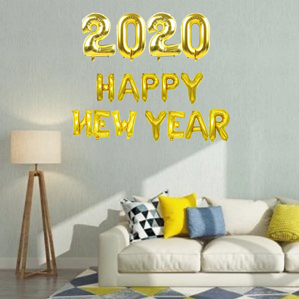 Фольгированный воздушный шар на Новый год 2020 16 дюймов|Воздушные шары и