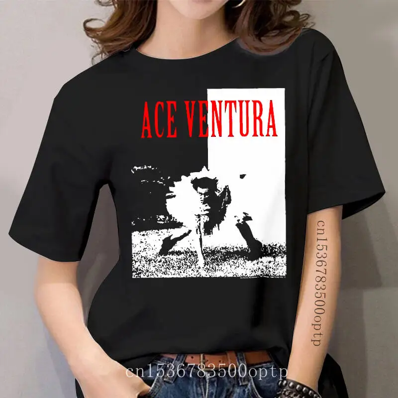 

Ace Ventura T-Shirt Pet Detective Black White Tee