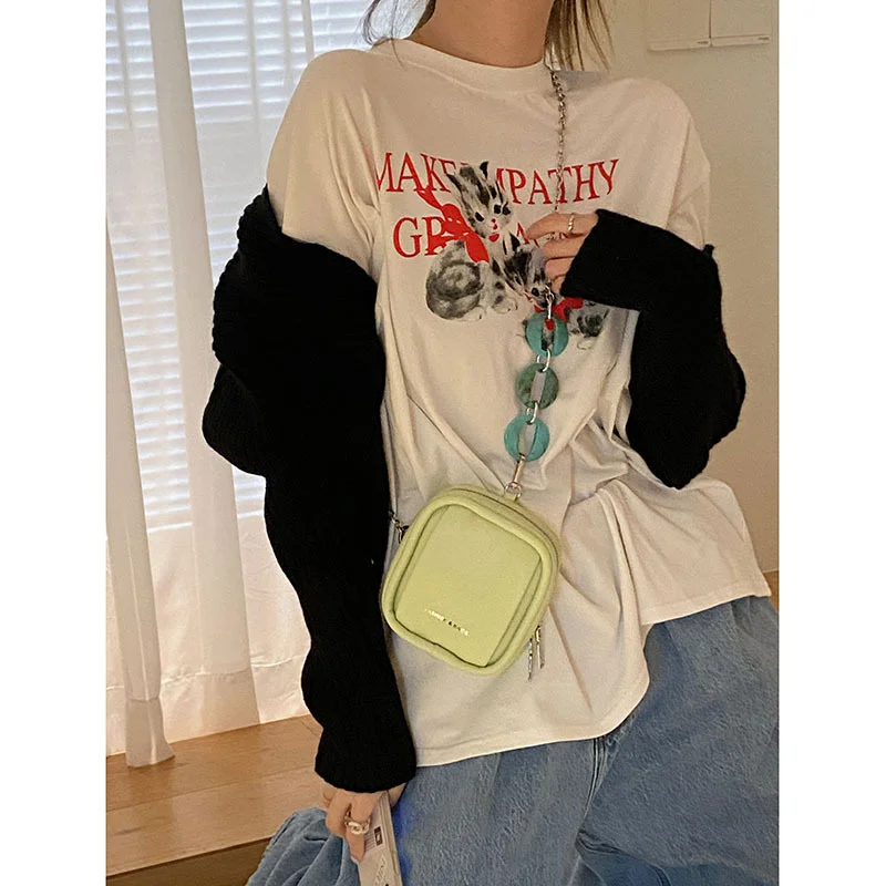 

Mini Bag female 2021 summer new fashion chain small square bag