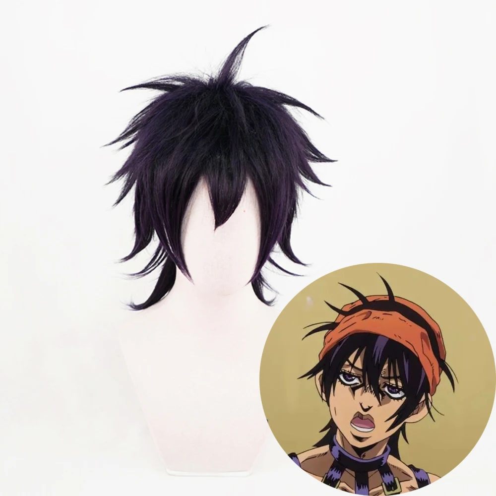 Парик для косплея из аниме Невероятные приключения Джоджо термостойкий волосы