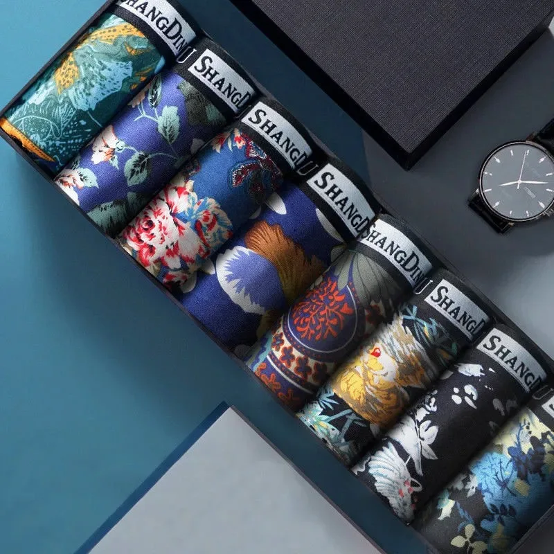 

Трусы-боксеры мужские с принтом, х/б, 4XL