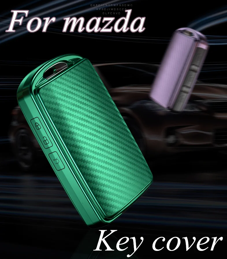 

Soft TPU Key Fob Case for Mazda MAZDA3 2019 2020 CX-30 2019 2020 CX-5 2020 CX-8 2020 Smart Car Key Fob Cover