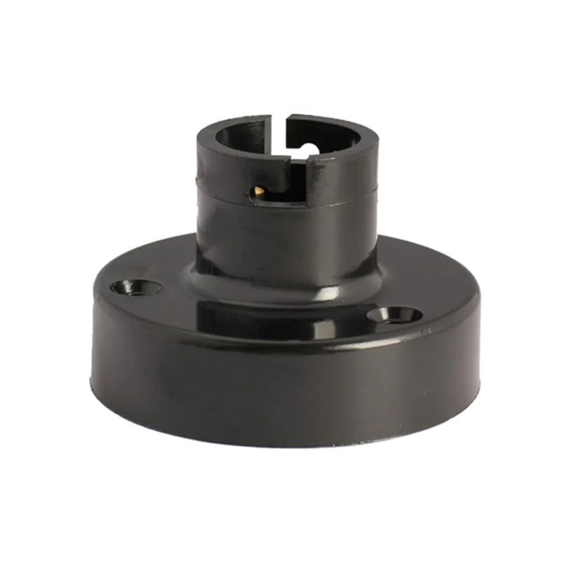 

B22 Bayonet Bulb Lamp Base Holder Chandelier Lampholder Converter Black Dropshipping