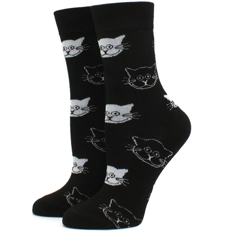 

4Pair Cotton Socks For Men & Women Diamond Hip hop Happy Funny Socks Harajuku Thick Skateboard Funny Socks EU39-46