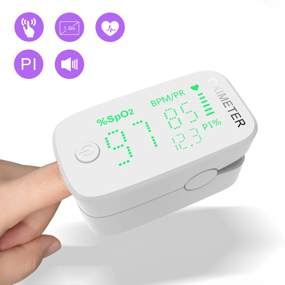 O светодиодный/светодиодный пульсоксиметр медицинское оборудование портативный