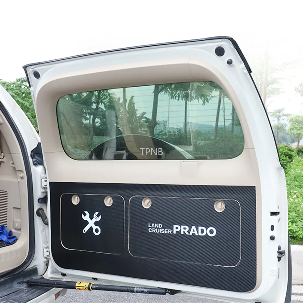 Накладки на заднюю дверь для Toyota Land Cruiser Prado 150, J15, 2010, 2011, 2012, 2013, 2014, 2016, 2017, 2018, 2019, 2020