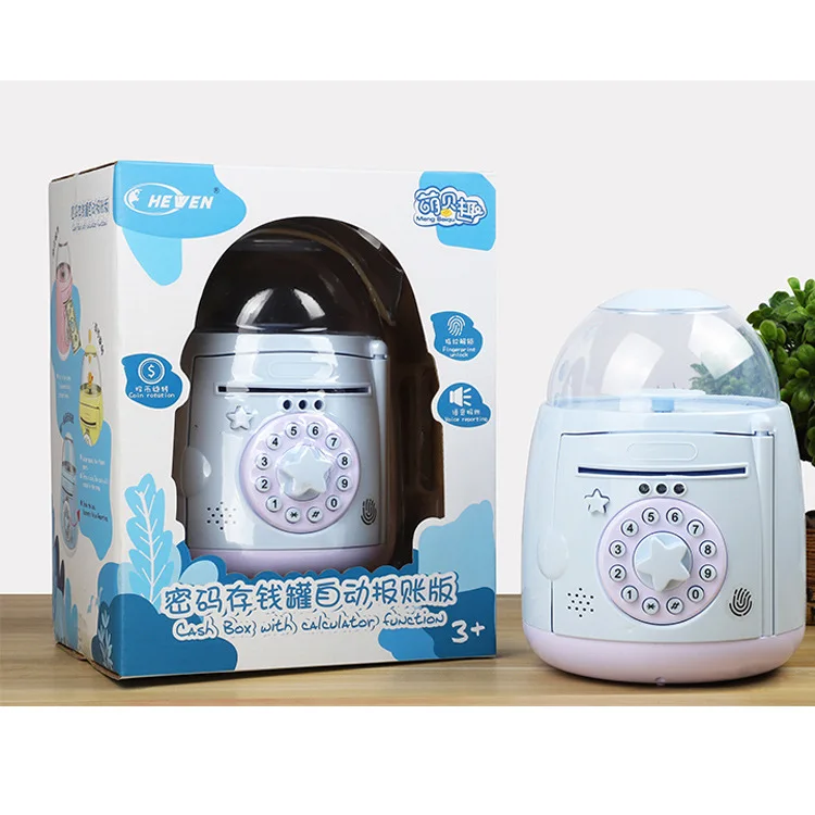 Автоматическая копилка для монет денег счетчик мини Сейф детский подарок