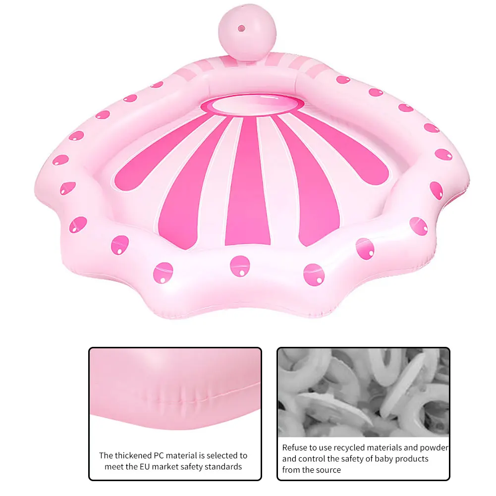 

Kids Inflatable Water Spray Pad Shell Cushion outdoor Pool Splash Mat Inflatable Cold Water Fountain Play Mat Swimming Pools