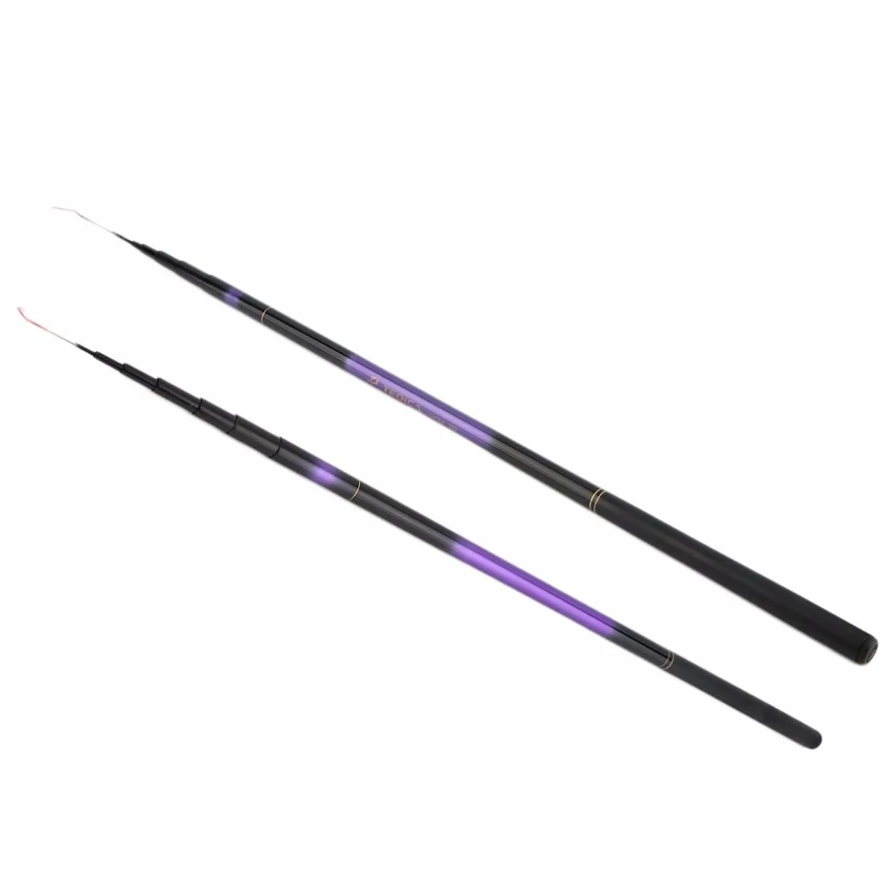 Профессиональный Стекло волокна Сталь телескоп ручная спиннинговая удочка