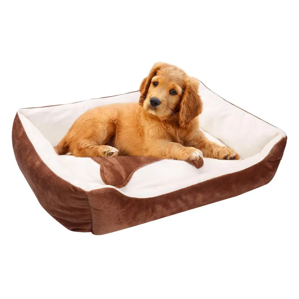 Мягкая кровать для домашних животных маленьких средних и больших собак теплая