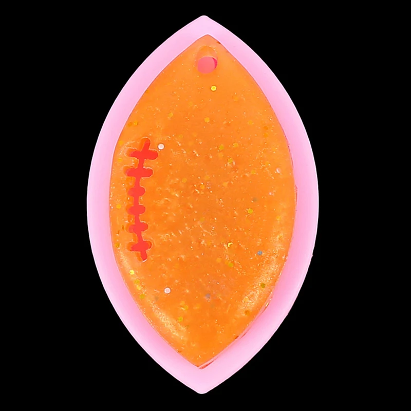 

American Football Surrounding Rugby Keychain Mould Handbag Pendant Mold Gift