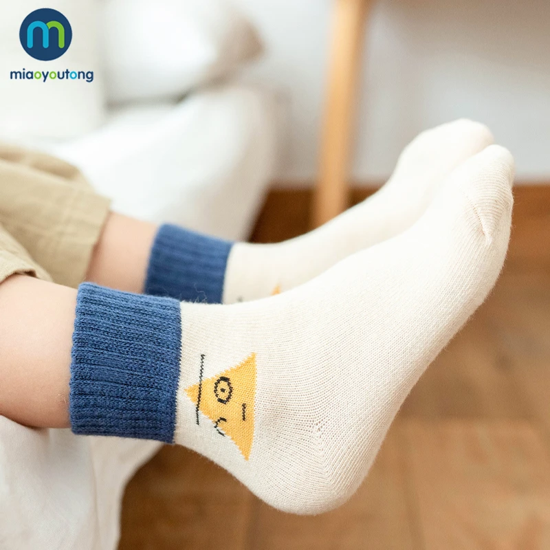 5 Pairs/Lot High Quality Cute Cartoon Thick Cotton Knit Baby Socks Children's Socks For Girls Kids Socks For Boys Miaoyoutong