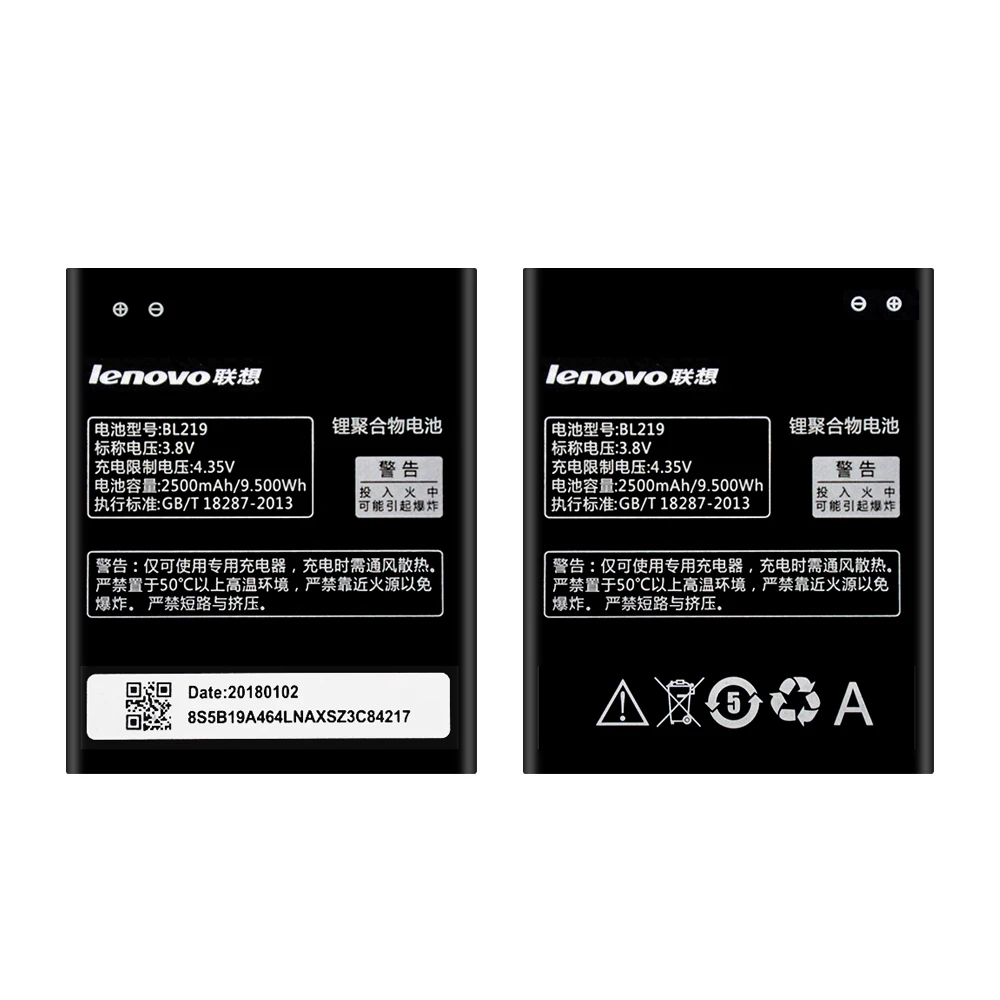 Батарея BL219 для lenovo A880 S856 A889 A890E S810T A850 A916 A768T S860E 2500 мАч Мобильный телефонная батарея