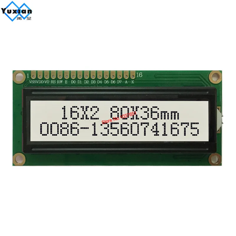 ЖК дисплей 1602 3 В 5 в HD44780 SPLC780D пластик|letter black|letters whitebacklight module |