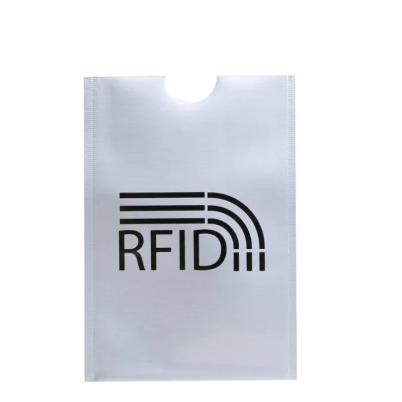 5 шт. серебристые защитные чехлы для кредитных карт | Багаж и сумки