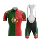 Велосипедная форма Португалии для команды, велосипедная форма с коротким рукавом, быстросохнущая, комплект из Джерси для велоспорта, Мужская одежда для горного велосипеда, одежда для велоспорта, лето 2022