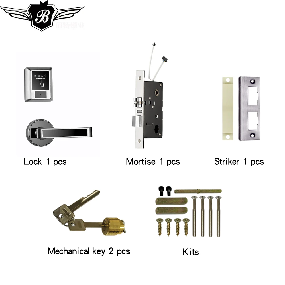 Умный Цифровой Разделение типовой дверной замок электронные гостиничные замки