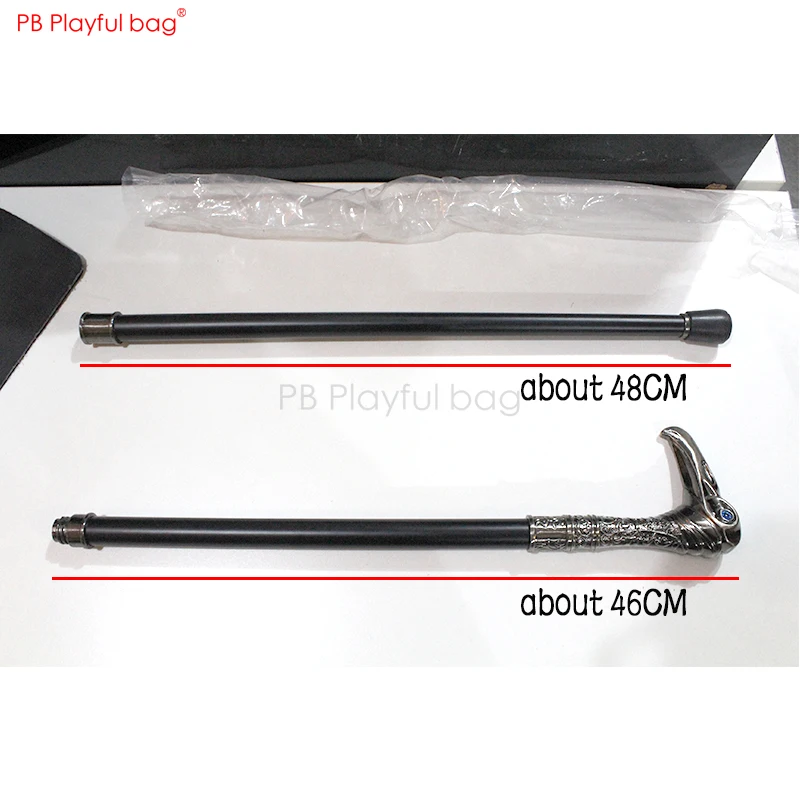 Высококачественная металлическая трость в виде головы убийцы HC97|Игровые фигурки