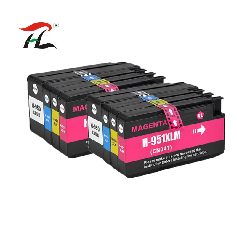 YLC 10pk 950 951 совместимый чернильный картридж для HP950 XL HP Deskjet 8600 8610 8615 8620 8630 8625 8660 8680