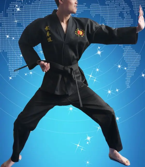 Детская и взрослая тренировочная форма Jeet kune do kung fu JKD костюмы с вышивкой в виде