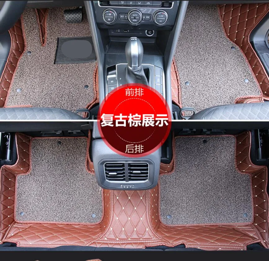 Роскошные 3D напольные коврики из пластика коврик для ног 16-18 VW Volkswagen TIGUAN 2016 2017 2018 |