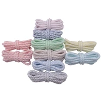 100 pairslotweiou factory wholesale shoe laces dot round colorful laces for boots custom design shoelaces men kids shoestring