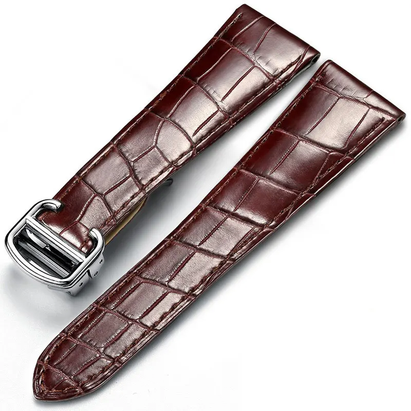 

FUYIJIA Luxury Custom TANK Strap Crocodile Skin Watchbands Top Handmade Alligator Watch Band 20MM 21MM 23MM Genuine Leather Belt