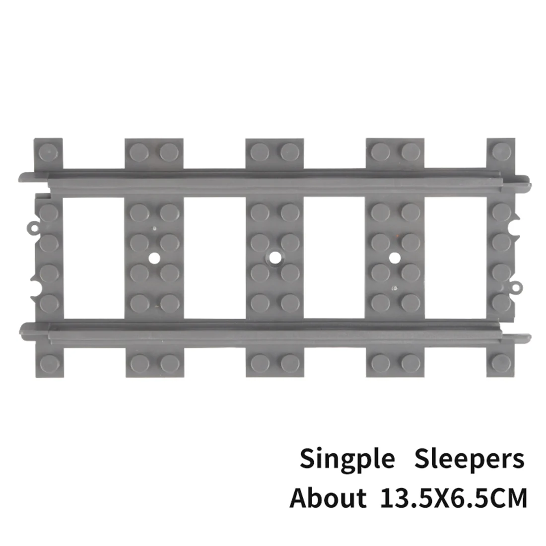 

100Pcs Train Straight Track DIY Construction Toys Building Blocks Bricks Parts Toy For Children Educational Toys Birthday Gift