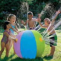 funny inflatable spray water ball childrens summer outdoor swimming beach pool play the lawn balls playing kids toys pools fun