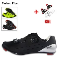 boodun new road cycling shoes professional racing bike bicycle men sneakers women ultralight breathable self locking shoes