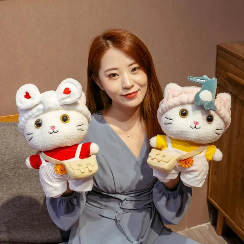 Новинка милый плюшевый Кот лалалафан мягкая плюшевая игрушка с рождественским