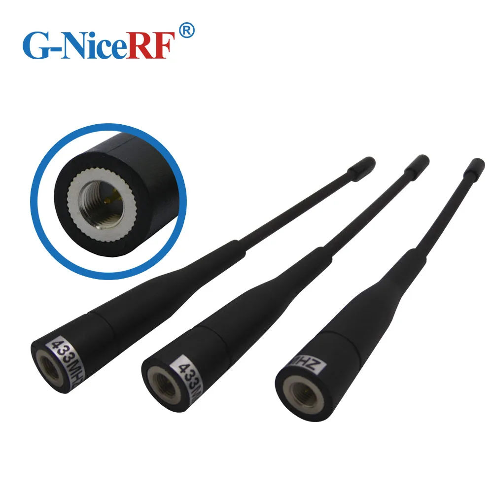 Free Shipping -10PCS/Lot SW433-ZB165 Gain 3.0 dBi Male Head 433MHz Straight Rod antenna